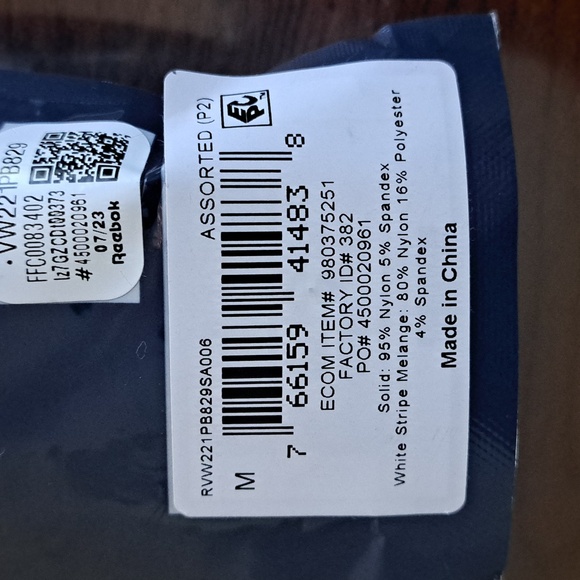 REEBOK BOY SHORTS PKG 5. SIZE M - Picture 5 of 8